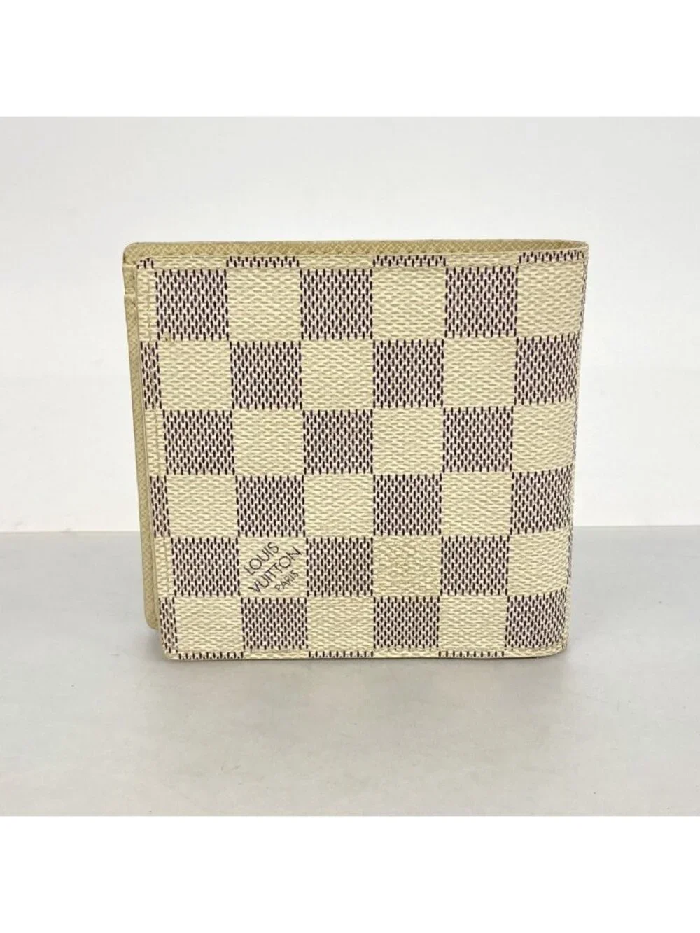 Louis Vuitton Wallet Damier Azur Portefeuille Marco White